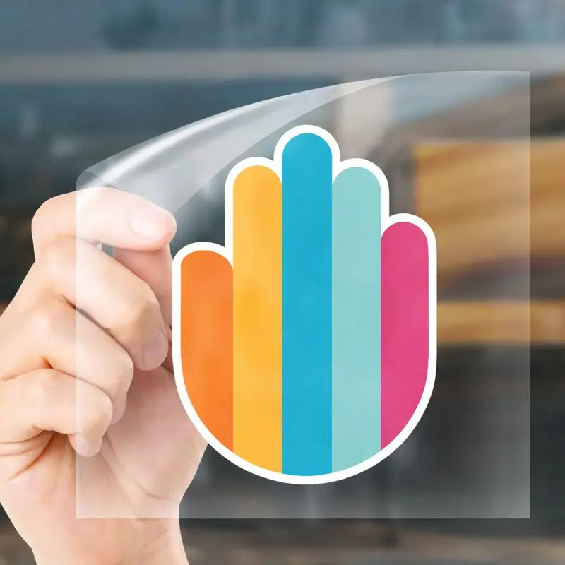 Kortingsstickers voor winkelruit met verwijderbare actieboodschap