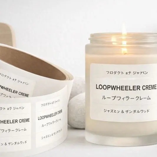 Witte vinyl labels