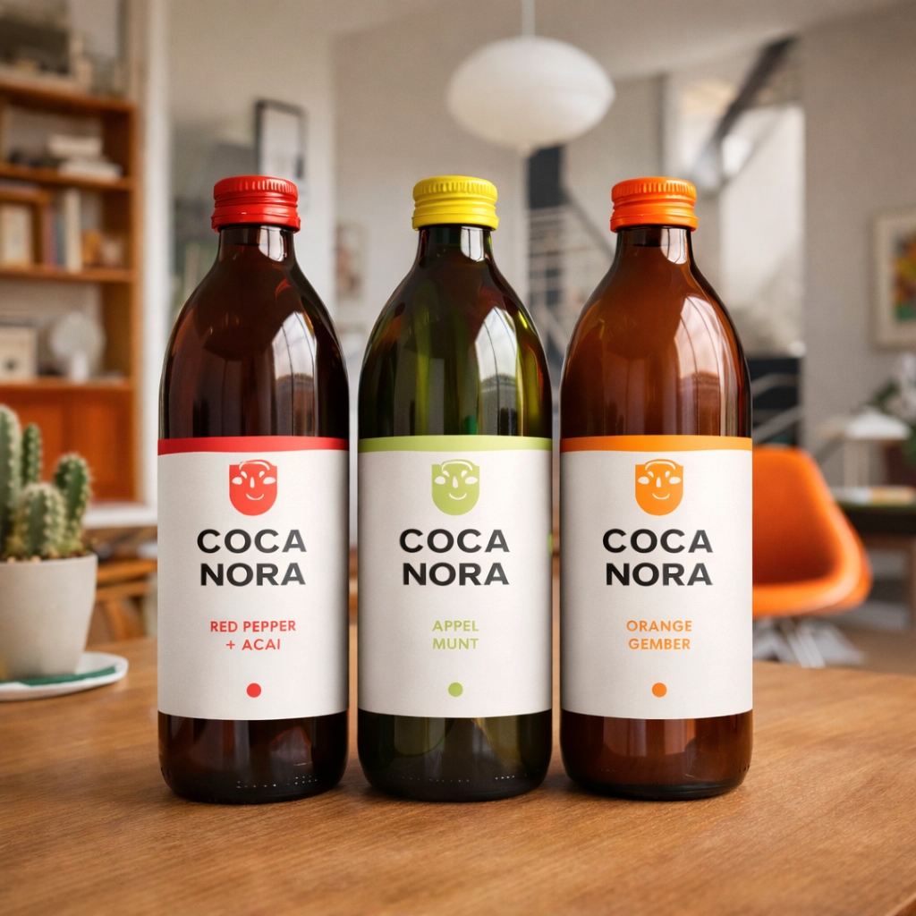 Stickers etiketen voor op een fles